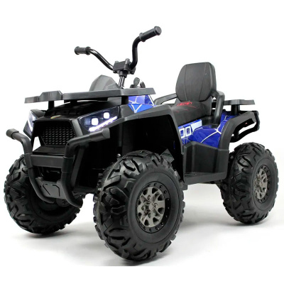 Детский электроквадроцикл RiverToys H999HH синий Spider